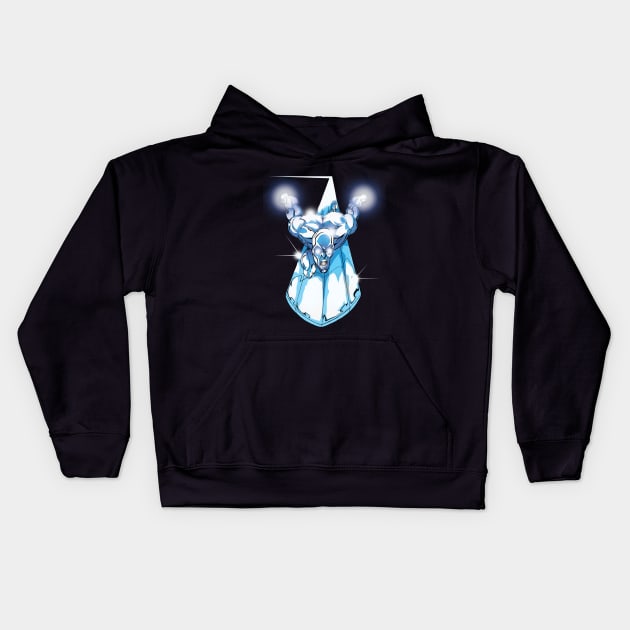 Silver Surfer Kids Hoodie by TerrellCulbert